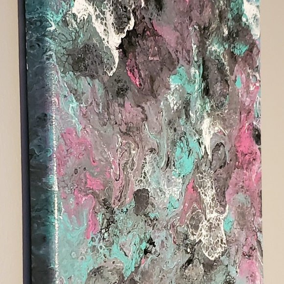 Acrylic Fluid Art on Canvas - Picture 3 of 3